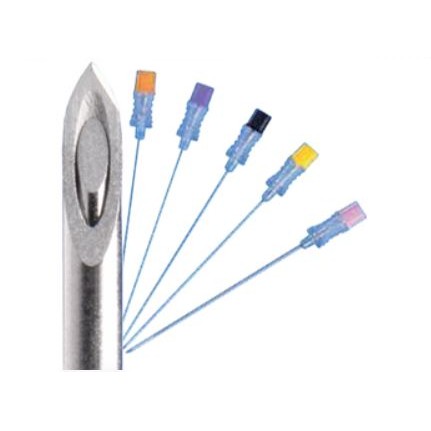 AGHI SPINALI BD Yale con punta Quincke 20G x 38 mm Conf. 25 pz