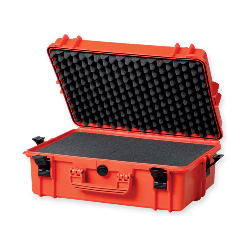 GIMA CASE 500 con inserti spugna - arancione