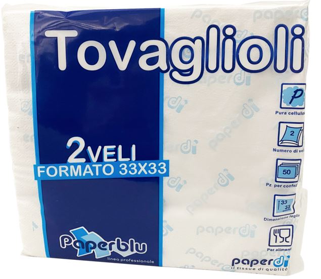 TOVAGLIOLO 2 VELI 33X33 CM